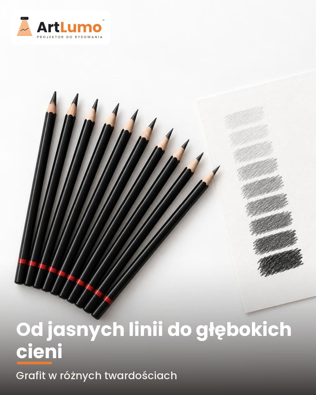 ArtLumo™ Zestaw do rysowania – 10 ołówków w puszce i szkicownik A3