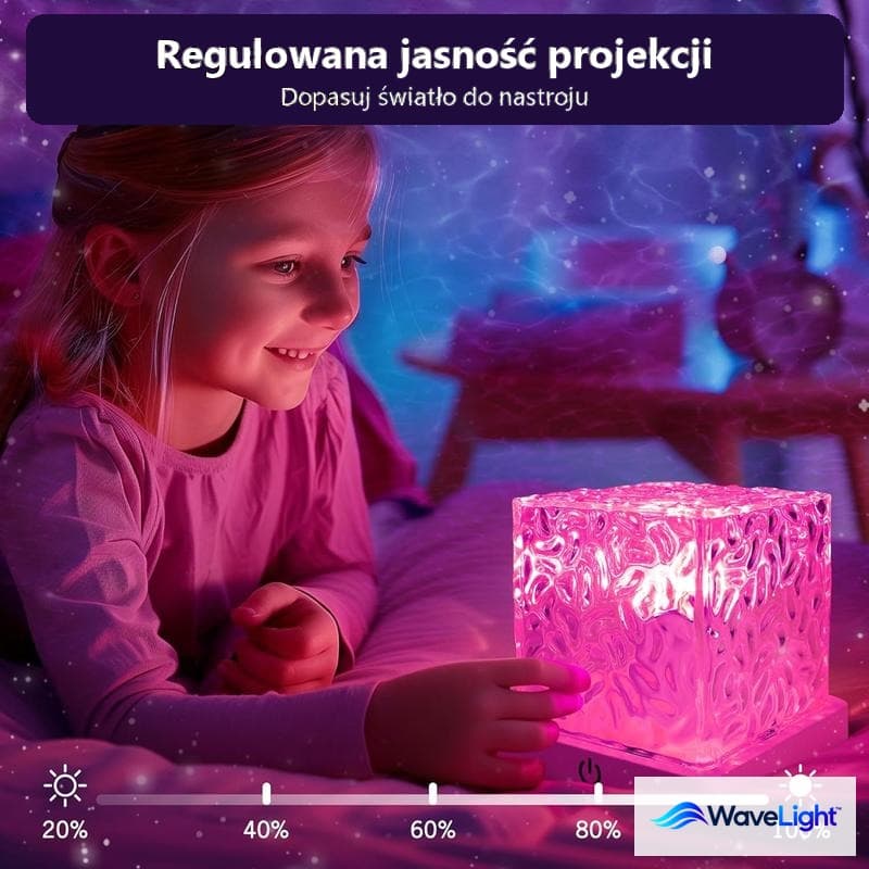WaveLight™ – lampa projekcyjna z efektem fal do łazienki