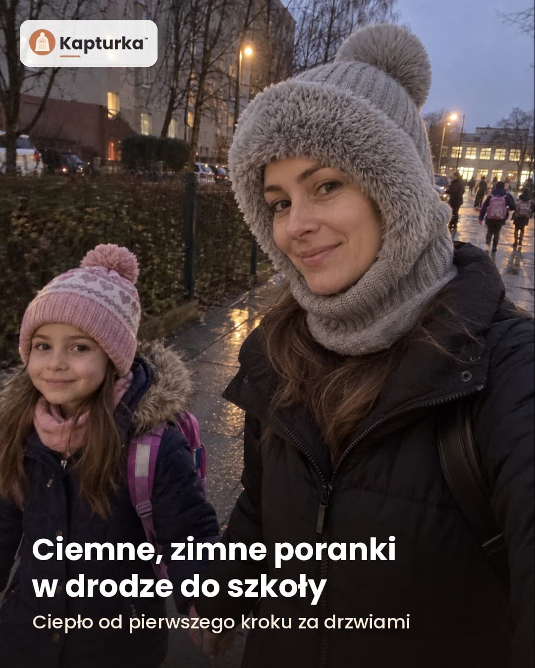 Kapturka™ – czapka z kapturem i kominem