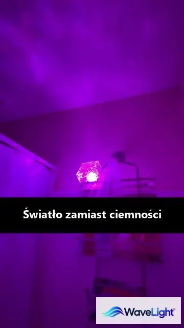 WaveLight™ – lampa projekcyjna z efektem fal do łazienki