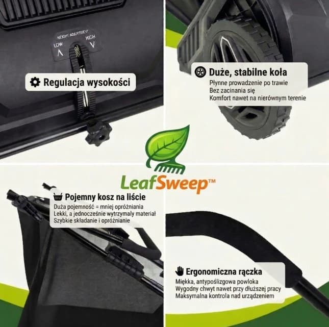 LeafSweep™ – Ogrodowa Zamiatarka do Liści
