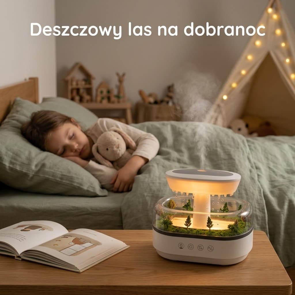 Mgiełko™ – nawilżacz powietrza z kolorowym podświetleniem LED