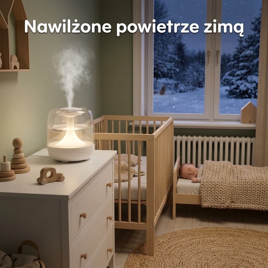 Mgiełko™ – nawilżacz powietrza z kolorowym podświetleniem LED