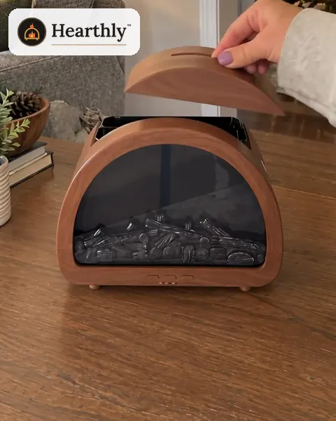 Hearthly™ – nawilżacz powietrza z efektem kominka