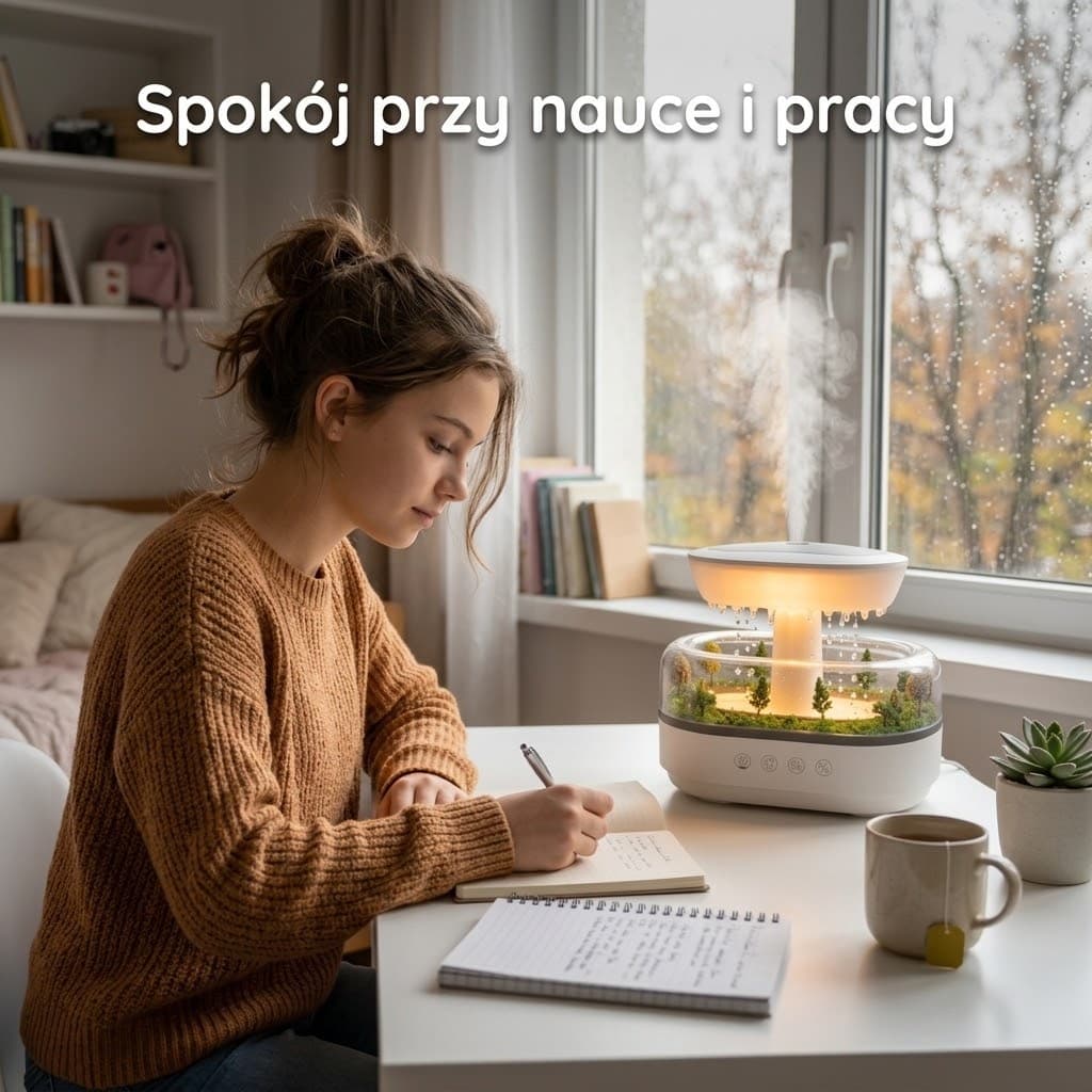 Mgiełko™ – nawilżacz powietrza z kolorowym podświetleniem LED
