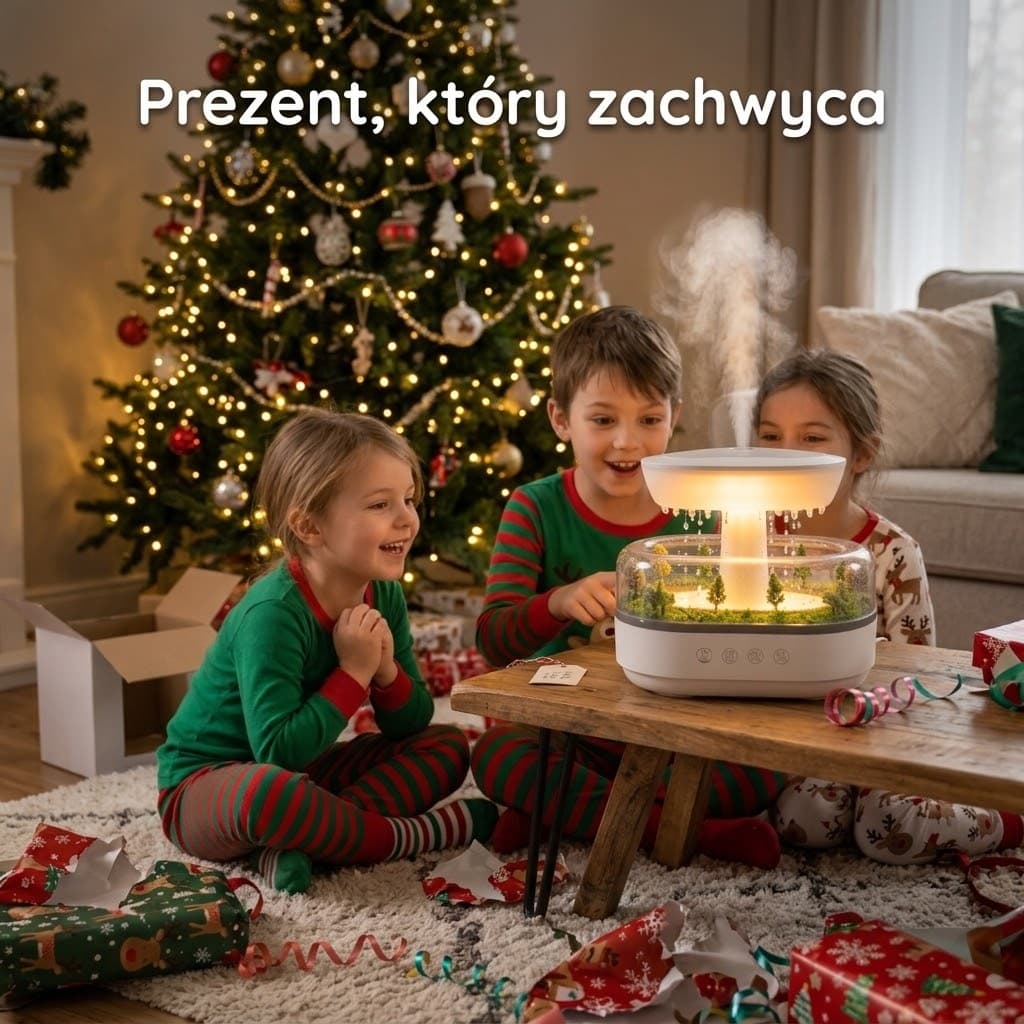 Mgiełko™ – nawilżacz powietrza z kolorowym podświetleniem LED