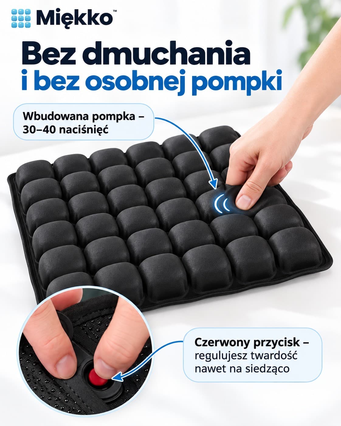 Miękko™ – poduszka powietrzna do siedzenia