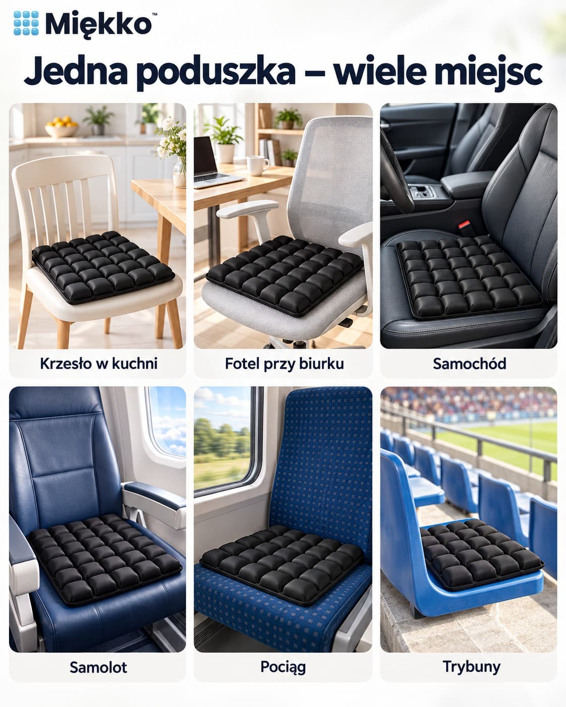 Miękko™ – poduszka powietrzna do siedzenia