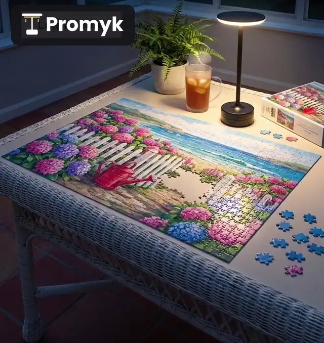 Promyk™ – bezprzewodowa lampka do układania puzzli