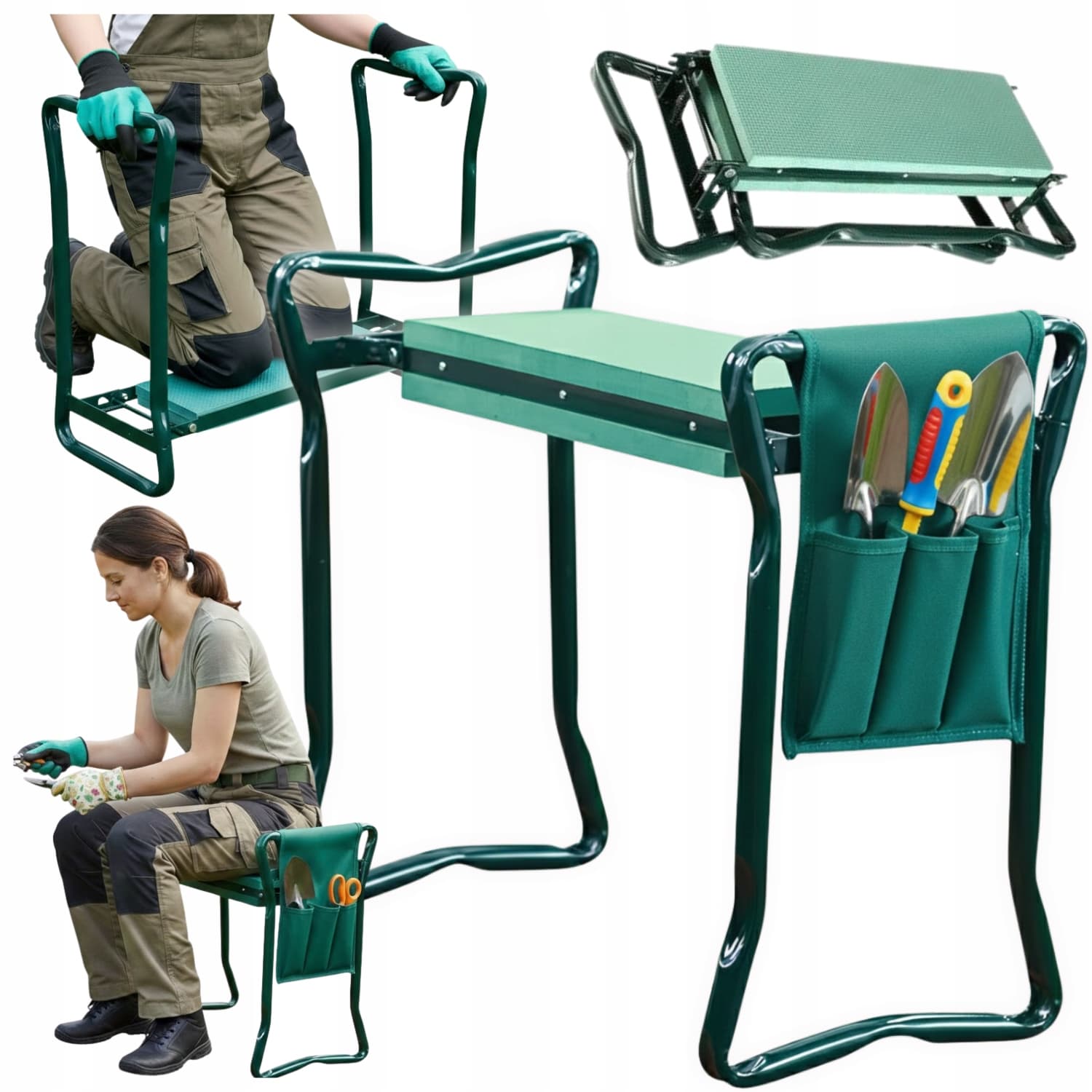 GardenHelper – Klęcznik i Taboret 3w1
