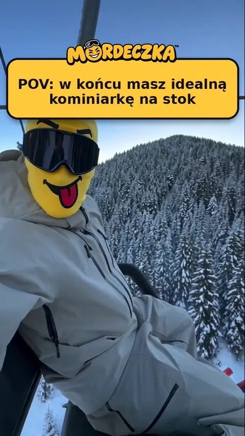 Mordeczka™ – śmieszna kominiarka narciarska z buźką