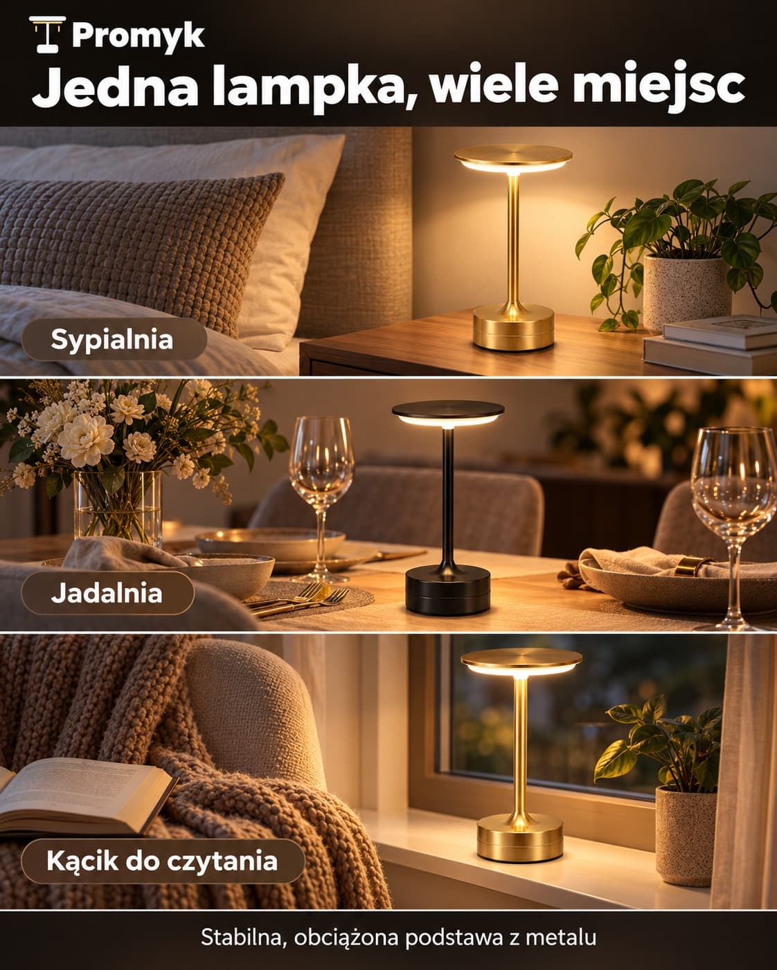 Promyk™ – bezprzewodowa lampka do układania puzzli