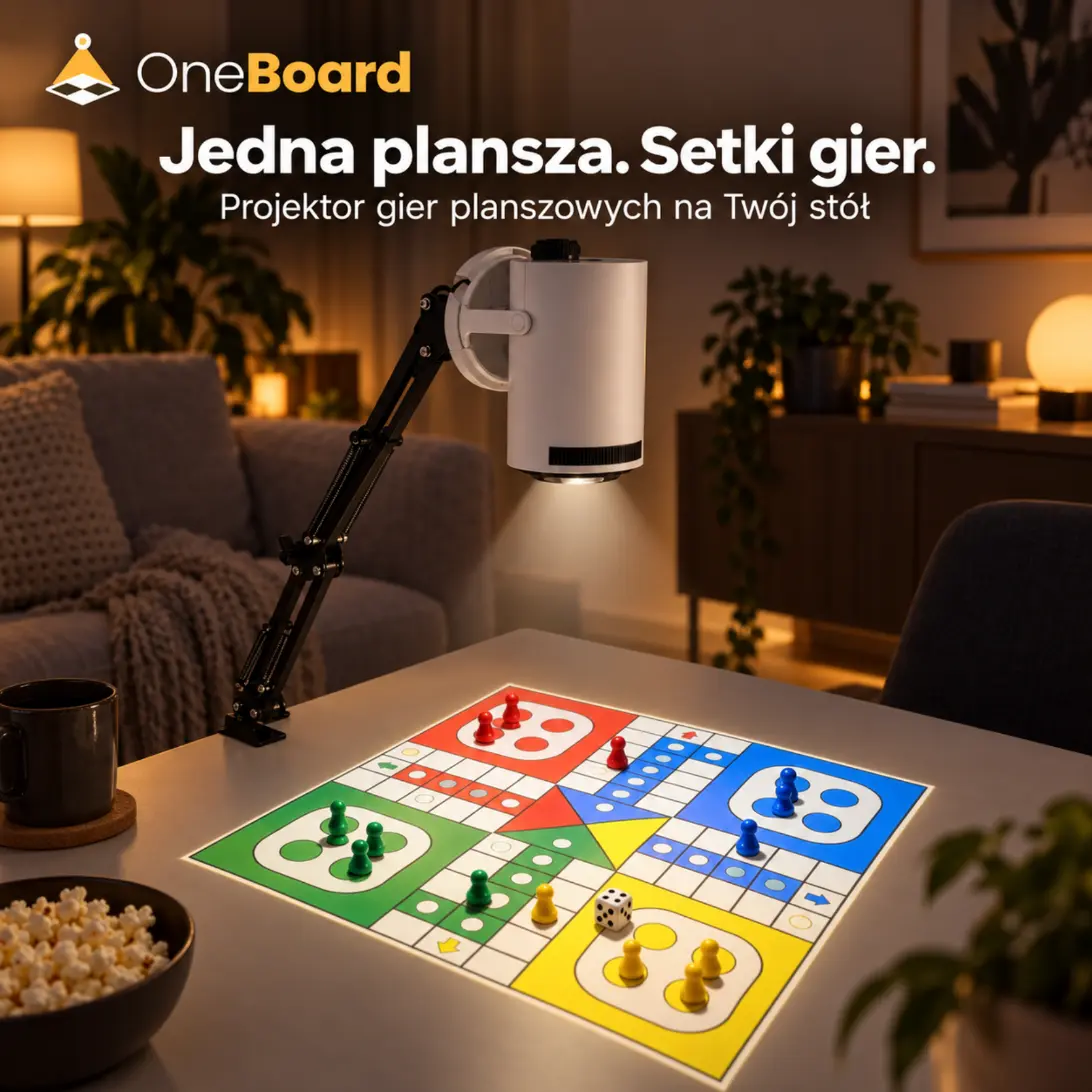 OneBoard™ – projektor gier planszowych na stół