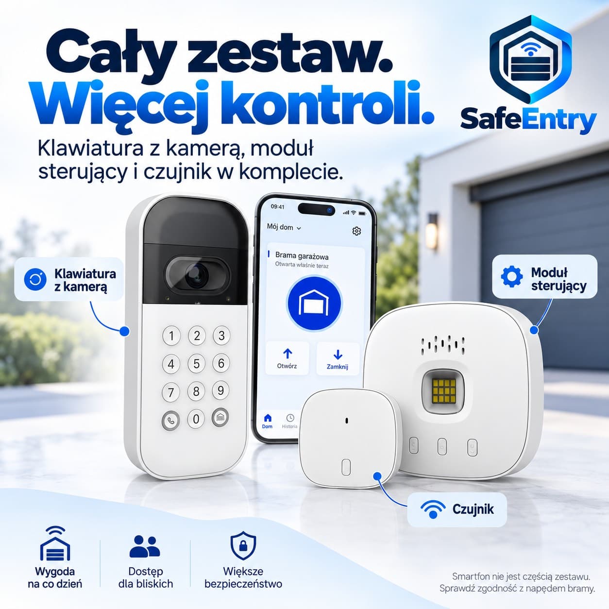 SafeEntry – Klawiatura z Kamerą i Podglądem